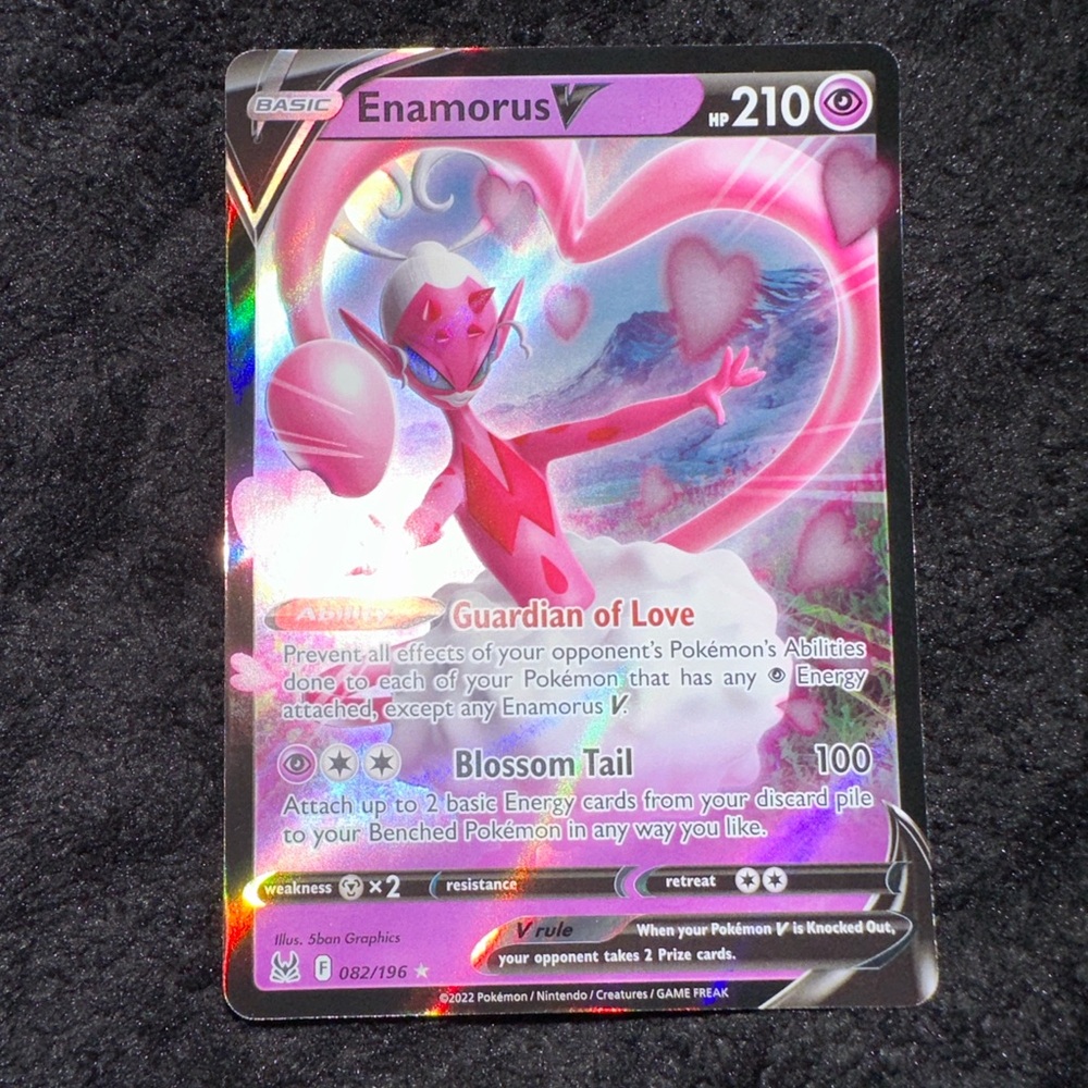 Pokémon TCG Enamorus V Sword & Shield - Lost Origin 082/196 Holo Ultra Rare